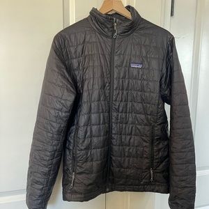 Patagonia mens puffer black jacket size medium